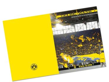 Borussia Dortmund - Grußkarte: Viele Grüße!